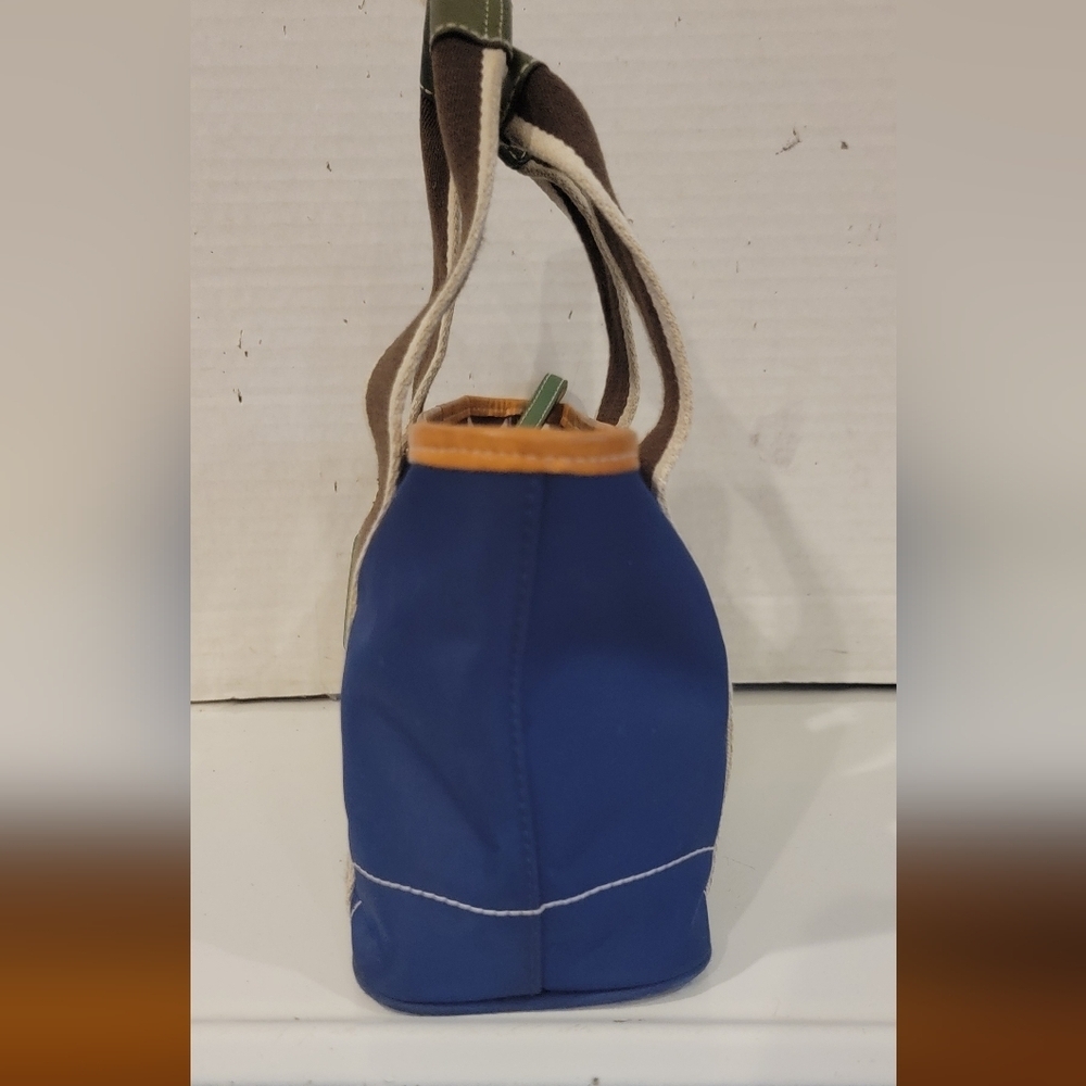 COACH NAVY HAMPTON SMALL TOTE  HANDBAG - Picture 3 of 7
